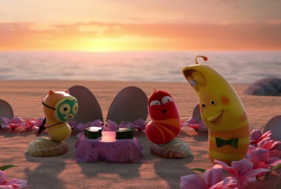 Личинки на острове. Фильм